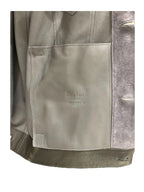 Blue-Gray Suede Jacket