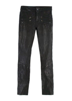 Edgemont Ankle Skinny Leather Trousers
