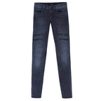 J Brand Dark Blue Zip Skinny Jeans