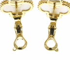 Van Cleef Vintage Alhambra Earrings 15mm x 15mm