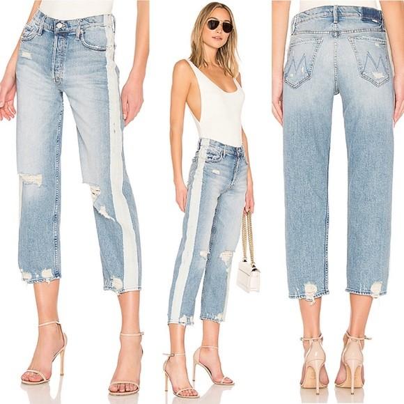 Mother Pale Wash The Thrasher Jeans