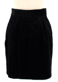Bella Freud black corduroy mini skirt