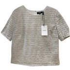 Theory Thaymes Tweed Zip Shell Top