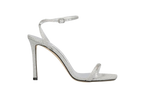 Jimmy Choo Silver Metallic Jaxon Sandals