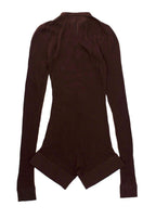 Dodo Bar Or Chocolate Brown Sheer Lubi Romper