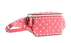 Valentino Pink Free Rockstud Belt Bag - Size Small