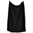 Black Panelled Slip Skirt