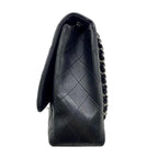 Chanel Black Lambskin Maxi Single Flap Bag