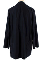 Aquascutum Black Polyester Coat