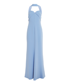 Roland Mouret Sash Satin Crepe Gown