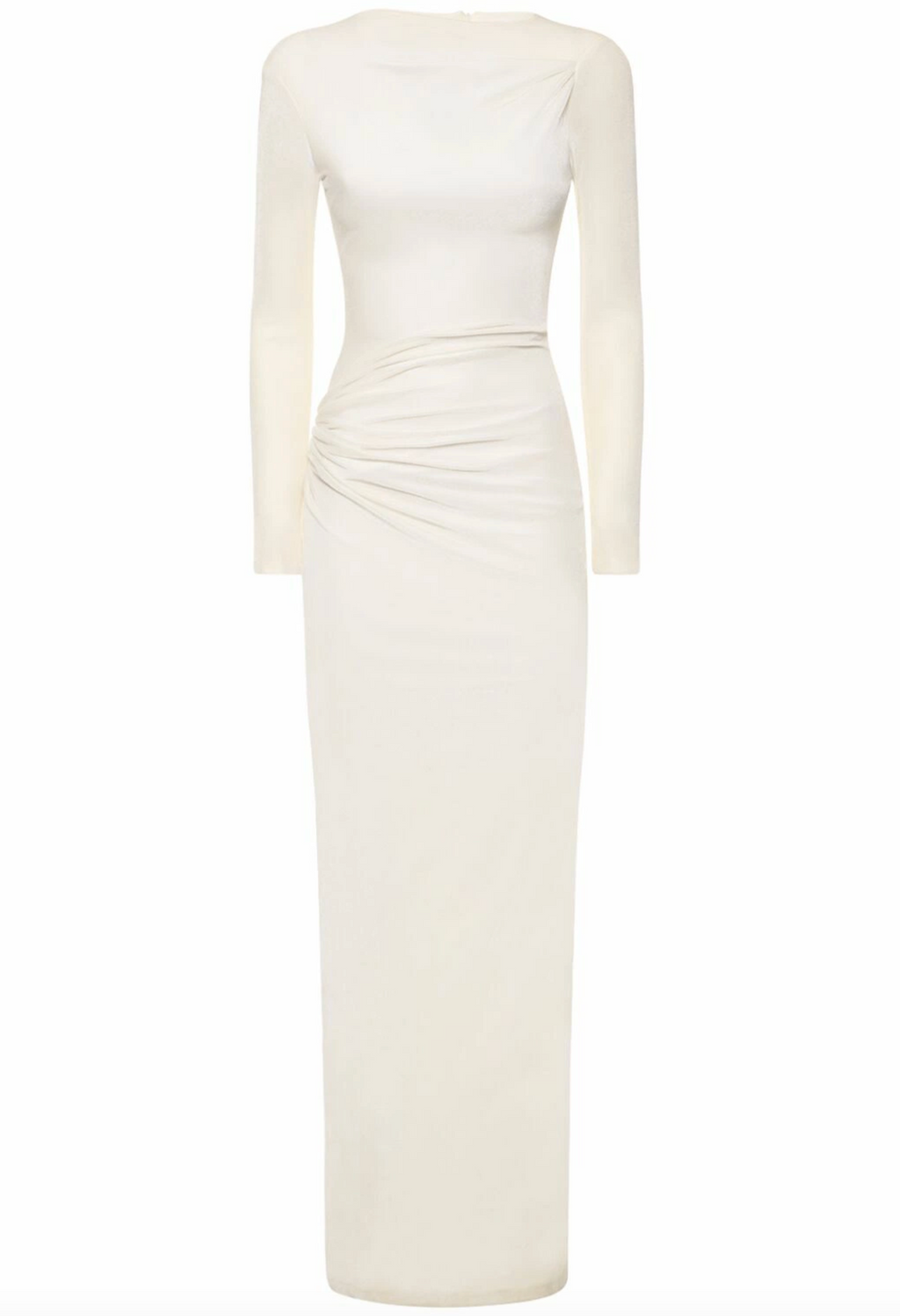 16arlington Nubria Draped Velvet Maxi Dress