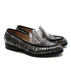 Midnight 00 Black Tulle & PVC Polka Dot Antoinette Loafers