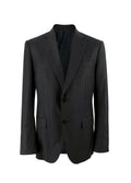 Ermenegildo Zegna Charcoal Single Breasted Wool Suit