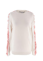 Stella McCartney Beige Contrast Sleeve Wool Sweater