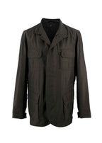 Ermenegildo Zegna Dark Brown Field Jacket