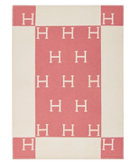 Hermes Pink and Cream Avalon Baby Blanket