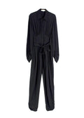 Stella McCartney Belted Black Jumpsuit