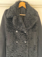 Shearling Panelled Pea Coat