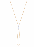 Yellow Gold Diamond Babylon Hand Chain