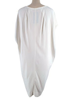 Rick Owens Cream Naska Draped Dress