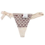 Aubade Embroidered Pear Tulle Thong