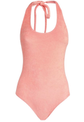 Lisa Marie Fernandez Pink Terry Cloth Amber Swimsuit
