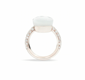 White Gold Diamond Nudo Ring