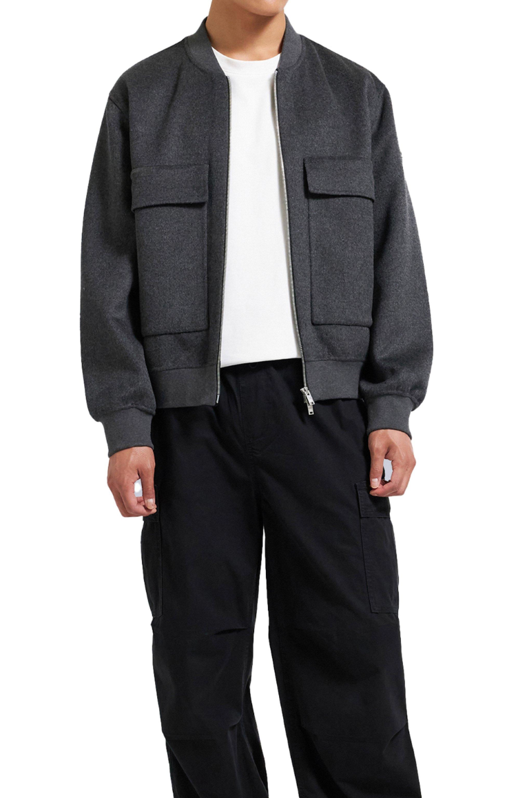 Moose Knuckles Alder Wool Bomber Jacket