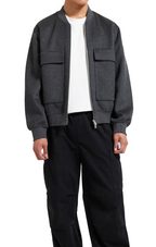 Moose Knuckles Alder Wool Bomber Jacket