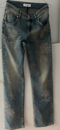 Blumarine Diamante Regular Jeans