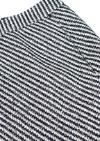 Chanel Black & White Tweed Mini Skirt