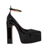 Valentino Black Patent Tan Go Heels