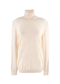 LouLou Studio Cream Wool Turtleneck Sweater