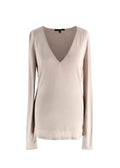Gucci Beige Glitter Effect Long Sleeve Top