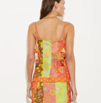 Boteh Alvita Cami Top In Melon Patchwork