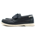 Jacadi Boys Navy Leather Deck Shoes