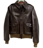 Buzz Rickson Brown Type-A Rough Wear Leather Jacket