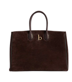 Burberry Brown Suede Rocking Horse Tote