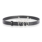 Chanel  Crystal Peace Sign Emoji Belt 65/26