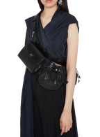 JW Anderson Black Leather Multi Pocket Cross Body Bag