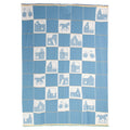 Hermès Bleu Denim Les Cabanes Blanket