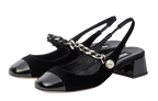 Miu Miu Black Slingback Pumps