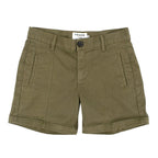 Frame Army-green Le Cuffed Shorts