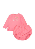 Bonpoint Pink Cherry Baby Swimsuit 2 Piece Set