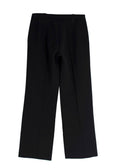 The Row Black Stretch Straight Leg Trousers
