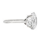 Verde 3ct IGI Certified Lab-grown Oval Cut Diamond Ring