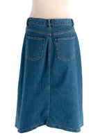Gerard Darel Blue Dark Wash Denim Skirt