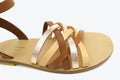 Bonpoint brown leather strappy sandals