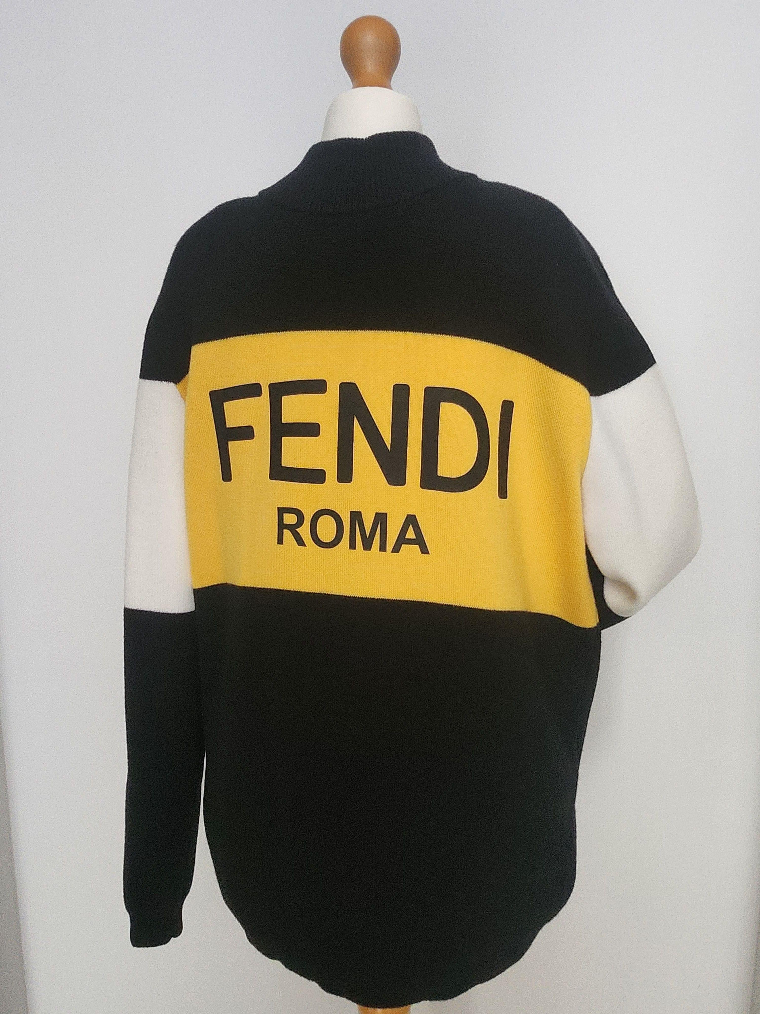 Fendi Long Sleeved Wool Top