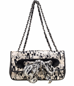 Limited Edition Silk Printed Chocolate Bar Scarf Shoulder Bag